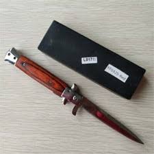 KFG Folding Pocket Knife with Wooden Handle – Stainless Steel Outdoor Knife