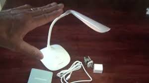 Small Table Lamp for Bedroom – Battery Powered LED Desk Light for Reading & Study