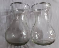 3 Transparent Glass Vase – Round Hydroponic Hyacinth Flower Bottle