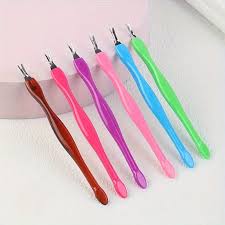 10pc Nail Dead Skin Remover – Stainless Steel Cuticle Pusher & Nail Fork Tool