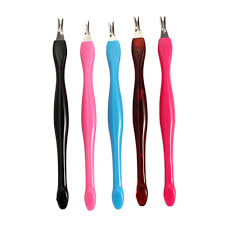 10pc Nail Dead Skin Remover – Stainless Steel Cuticle Pusher & Nail Fork Tool