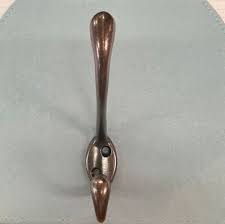 Rustic Copper Double Coat Hook – Wall Mount Robe Hook for Entryway, Bedroom & Bathroom