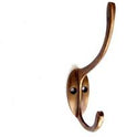 Rustic Copper Double Coat Hook – Wall Mount Robe Hook for Entryway, Bedroom & Bathroom