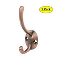 Rustic Copper Double Coat Hook – Wall Mount Robe Hook for Entryway, Bedroom & Bathroom