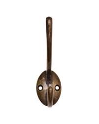 Rustic Copper Double Coat Hook – Wall Mount Robe Hook for Entryway, Bedroom & Bathroom