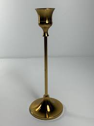 Black & Bronze Metal Candlestick Holders – Elegant Candle Holders for Wedding, Party & Home Decor