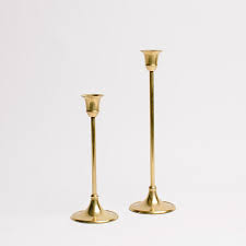 Black & Bronze Metal Candlestick Holders – Elegant Candle Holders for Wedding, Party & Home Decor