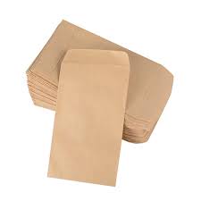 Small Craft Envelopes – 50pcs Mini Brown Kraft Paper Pouches for Jewelry, Seeds, Coins & Gifts