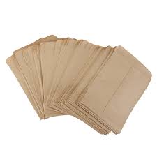 Small Craft Envelopes – 50pcs Mini Brown Kraft Paper Pouches for Jewelry, Seeds, Coins & Gifts