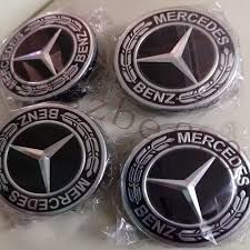 Mercedes-Benz Black Classic Logo Wheel Center Cap – Genuine MB Parts