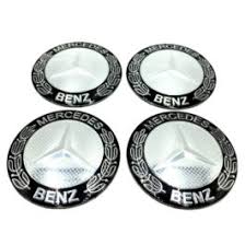 Mercedes-Benz Black Classic Logo Wheel Center Cap – Genuine MB Parts