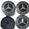 Mercedes-Benz Black Classic Logo Wheel Center Cap – Genuine MB Parts