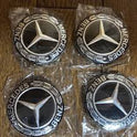 Mercedes-Benz Black Classic Logo Wheel Center Cap – Genuine MB Parts