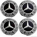 Mercedes-Benz Black Classic Logo Wheel Center Cap – Genuine MB Parts
