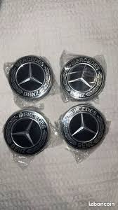 Mercedes-Benz Black Classic Logo Wheel Center Cap – Genuine MB Parts