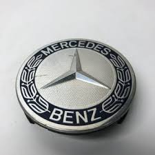 Mercedes-Benz Black Classic Logo Wheel Center Cap – Genuine MB Parts