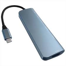 USB-C to Dual HDMI Hub – 8-in-1 Docking Station with USB, VGA & DisplayPort for Dell XPS, HP & Chromebook Pixel