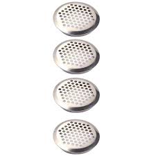 10PCS 2.08 Inch Stainless Steel Round Air Vents – Circular Soffit Vent Mesh for Kitchen, Bathroom, Cabinet & Wardrobe