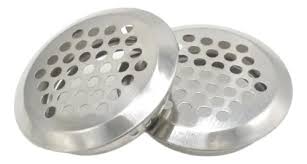 10PCS 2.08 Inch Stainless Steel Round Air Vents – Circular Soffit Vent Mesh for Kitchen, Bathroom, Cabinet & Wardrobe