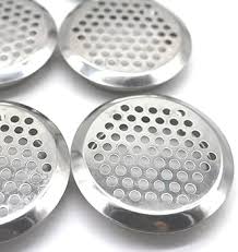 10PCS 2.08 Inch Stainless Steel Round Air Vents – Circular Soffit Vent Mesh for Kitchen, Bathroom, Cabinet & Wardrobe