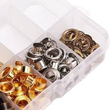 Hztyyier 280 Sets Grommet Kit – 4mm Metal Eyelets Tool Set for Leather, Fabric & DIY Crafts