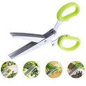 5 in 1 Vegetable Scissor – Salad, Fruit & Leafy Green Chopping Scissors | Kitchen Tool