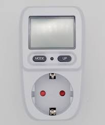 EU Plug 220V Digital LCD Power Meter Wattmeter Socket Energy Meter Kwh Voltage Current Frequency Electricity Monitor