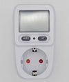 EU Plug 220V Digital LCD Power Meter Wattmeter Socket Energy Meter Kwh Voltage Current Frequency Electricity Monitor