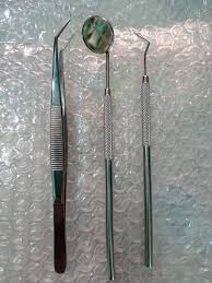Stainless Steel Dental Instruments Set | Basic Dentist Tools Kit