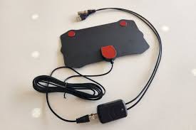 TVFox HD Digital Indoor TV Antenna – DVB-T2/VHF/UHF/ATSC Signal Receiver