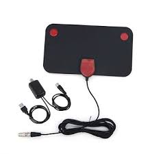TVFox HD Digital Indoor TV Antenna – DVB-T2/VHF/UHF/ATSC Signal Receiver