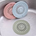 pack of 5 Silicone Sink Drain Stopper & Hair Catcher – Bathroom Filter