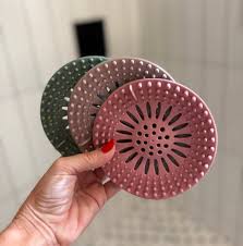 pack of 5 Silicone Sink Drain Stopper & Hair Catcher – Bathroom Filter