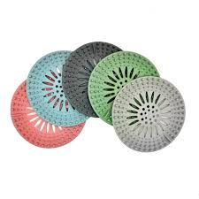 pack of 5 Silicone Sink Drain Stopper & Hair Catcher – Bathroom Filter