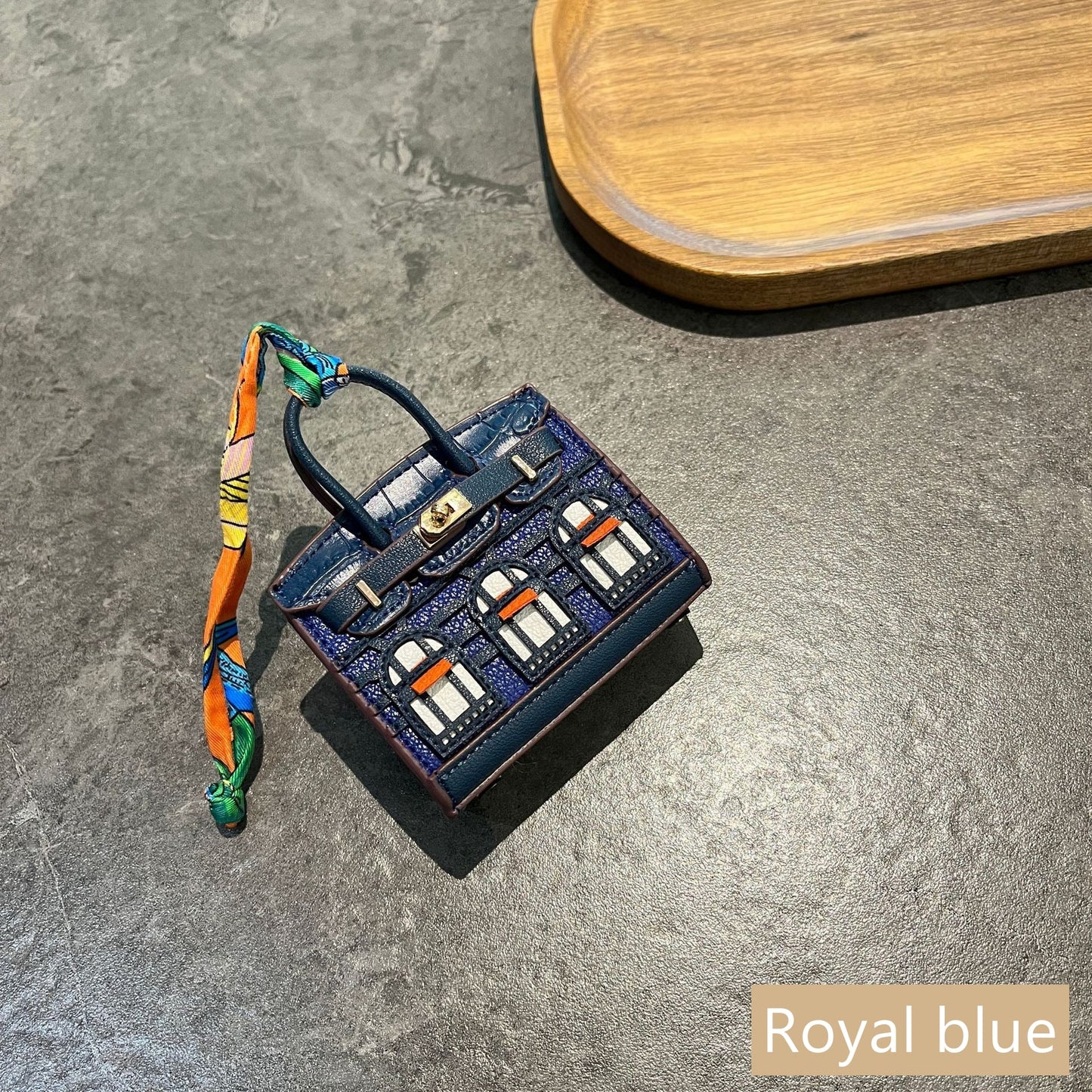 Hermes PU Leather Handbags Charms, Mini Birkin Faubourg