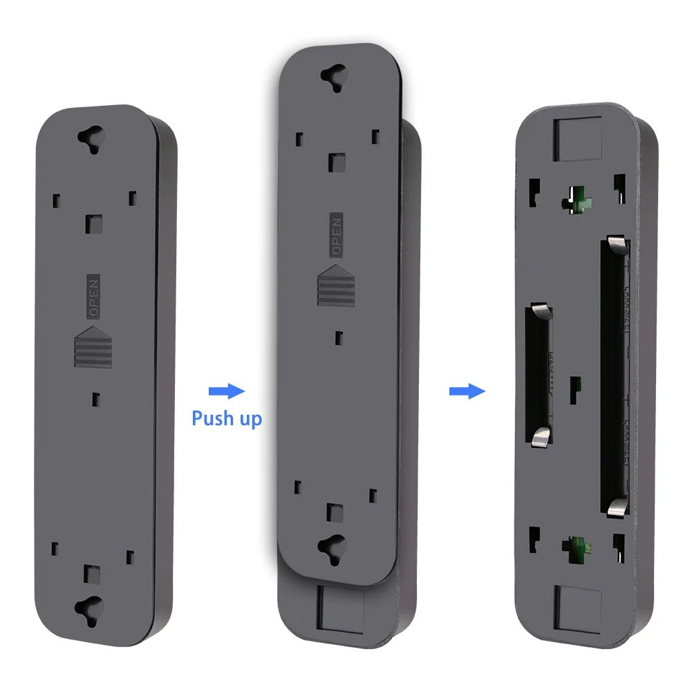 4 LEDs Night Light Portable AAA Battery Powered Cabinet Wall Lamp Sticky Tapes On/Off Night Lamp