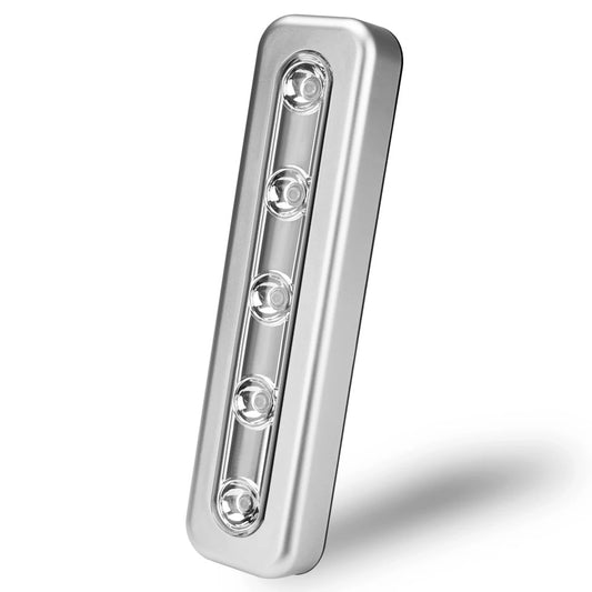 4 LEDs Night Light Portable AAA Battery Powered Cabinet Wall Lamp Sticky Tapes On/Off Night Lamp