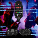 Aluminium Disco Light Party Light With Remote Control Corded Electric Music Controlled Disco Light With Strobe Voice Controlled LED DJ Party Lamp Disco Ball With 2 M USB Cable Black