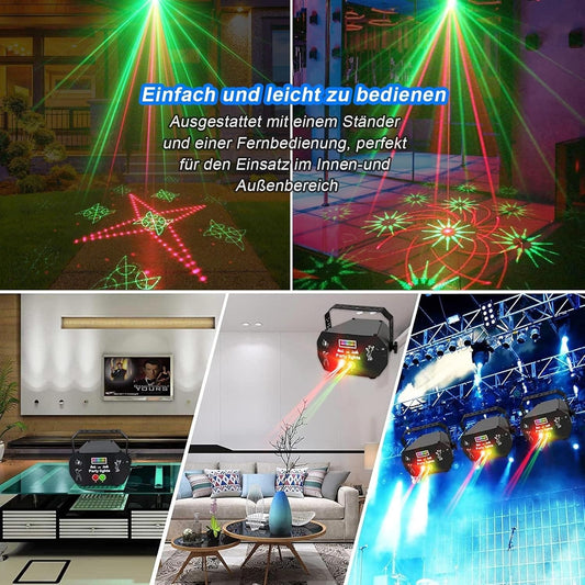 Aluminium Disco Light Party Light With Remote Control Corded Electric Music Controlled Disco Light With Strobe Voice Controlled LED DJ Party Lamp Disco Ball With 2 M USB Cable Black