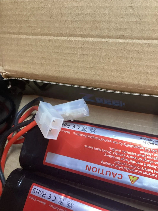 Zeee Batteries 7.2v 3600 NIMH -  Pack of 4- TAMIYA PLUG - NEW