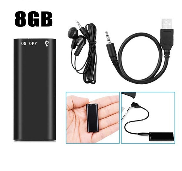 Mini Voice Recorder 8GB Metal Body