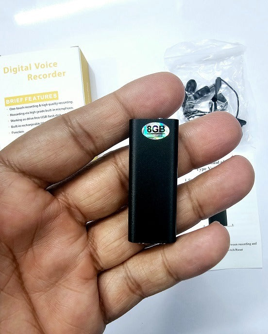 Mini Voice Recorder 8GB Metal Body