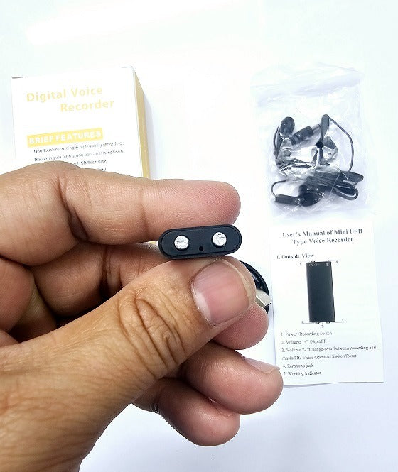 Mini Voice Recorder 8GB Metal Body