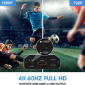Techole HS310-BK Aluminum Scart to HDMI Converter