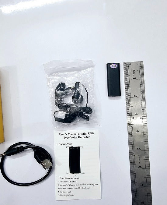 Mini Voice Recorder 8GB Metal Body