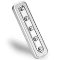 4 LEDs Night Light Portable AAA Battery Powered Cabinet Wall Lamp Sticky Tapes On/Off Night Lamp