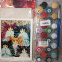 DIY Painting Paint by Numbers Kits on Canvas Magic Cat 16x20 Inch