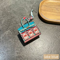 Hermes PU Leather Handbags Charms, Mini Birkin Faubourg
