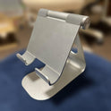 Multi-Angle Adjustable Tablet Stand – Universal Holder for mobiles & Tablets up to 12.9" (Silver)