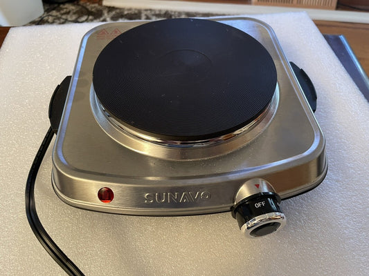 Electric Infrared Burner – 1200W Ceramic Glass Hot Plate | Portable & Fast Heating